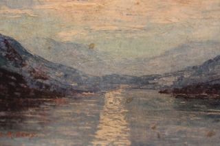 Leonard Davis Alaska Titled on Reverse Moonlight on The Yukon River