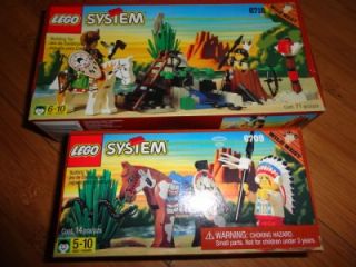 Lot Lego Wild West Sets 6718 Rain Dance Ridge and 6709 Tribal Chief