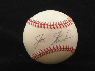 Joe Nuxhall Signed ONL Baseball Cincinnati Reds Autograph Auto