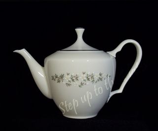 Lenox China Brookdale 4 Cup Tea Pot First Quality Minty Teapot