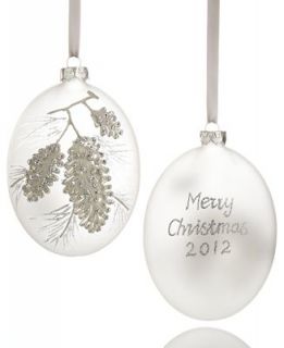 Holiday Lane Christmas Ornament, 2012 Pine Cone Disk