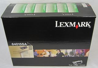 Brand New Authentic Lexmark Print Cartridge Black 64015SA