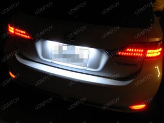 Clear Lens LED Bumper Reflectors as Lexus CT200H Toyota Taillight