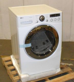 LG White Steam Electric Dryer 7 3 CU ft DLEX2650W