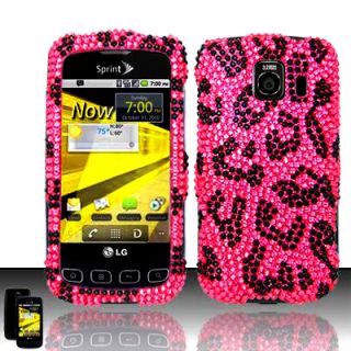 Bling Hard Snap Phone Protect Cover Skin Case for LG Optimus s LS670