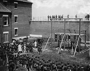 Execution of Mary Surratt, Lewis Powell , David Herold , and George