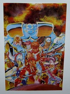 1990s Image Comics Youngblood Poster 1 Rob Liefeld Art