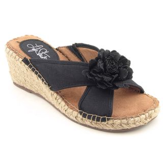 Life Stride Reef Black Sandals Slides Shoes Womens 10