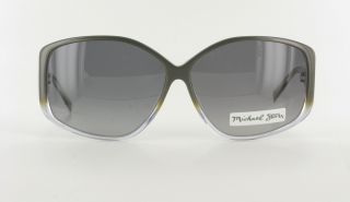 New Michael Stars Sunglasses Sunset Olive Plastic Womens Sunglass