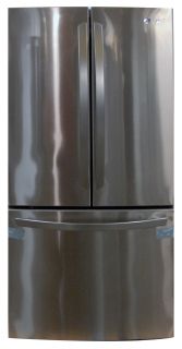 LG 19 7 CU ft French Door Refrigerator 30 in Width Stainless Steel