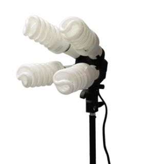 Cool Flo 1200 Watt 2 Umbrella Studio Light Kit