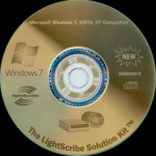 The Lightscribe Solution Kit CD DVD Disc Labeling Software Windows 7