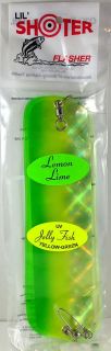 Ki Lil Shooter 8 Fishing Flasher UV Lemon Lime
