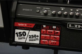 Line 6 Spider IV HD150 150W Guitar Amplifier Head Demo