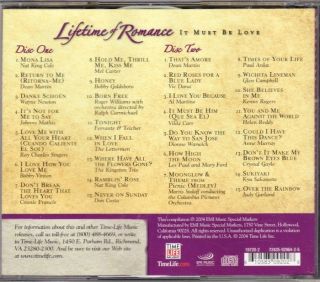 Time Life Lifetime of Romance It Must Be Love 2 CDs w 30 Trks