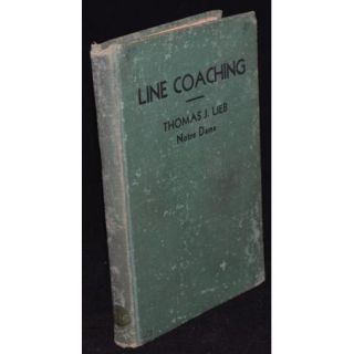 1930 Line Coaching Notre Dame Coach Thomas J. Lieb Detailed Football