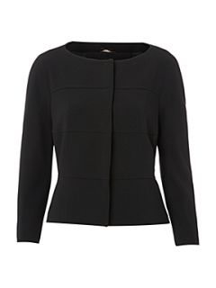 MaxMara Studio Zelig collarless jacket Black   