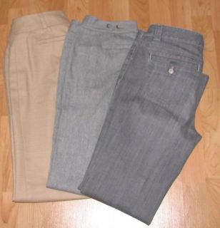 Pairs Ann Taylor Dress Pants Jeans Womens Size 10 Lindsay
