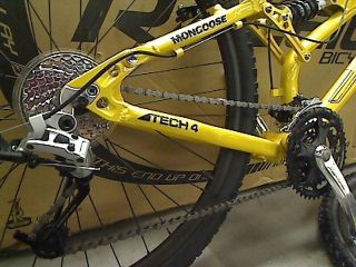 Mongoose Tech 4 Mens Dual Suspension Mountain Bike 26 inch Wheels 18