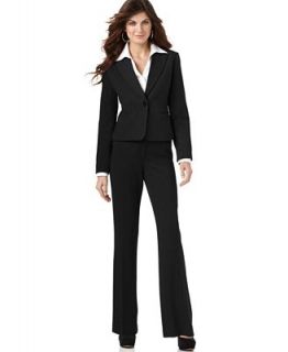 Rafaella Long Sleeve One Button Blazer & Modern Fit Pants