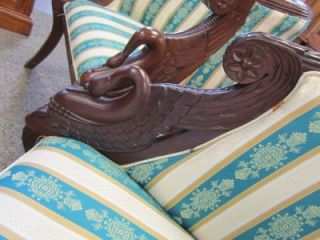 Three Piece Period Living Room Suite   Lots of Wood Carving, Nice