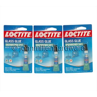 Loctite Dishwasher Safe Glass Glue 3 Tubes