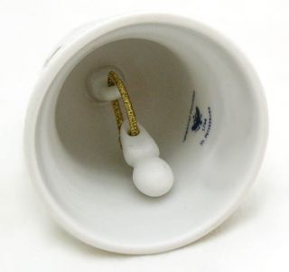 Lomonosov Porcelain Bell Band measures 2 1/2 H x 2 1/4 D The item is