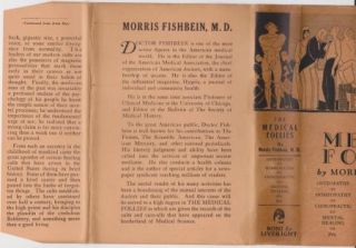 Art Deco DJ Morris Fishbein MD Medical Follies 1925 Signed 1st DJ RARE