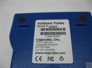 Logicube Solitaire Turbo High Speed Software Hard Drive Cloner
