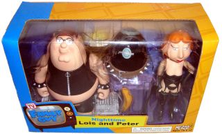 Family Guy Nighttime Lois & Peter Bondage Figure Set MIB RARE Mezco