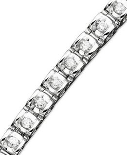 Diamond Bracelet, 14k White Gold Diamond (1 ct. t.w.)   Bracelets