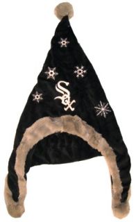 Chicago White Sox Baseball Soft Fleece Snowflake Dangle Hat