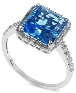 EFFY Collection 14k White Gold Ring, Blue Topaz (4 1/3 ct. t.w.) and