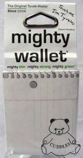Wallet Original Tyvek Dynomighty Thin Loose Leaf Paper New