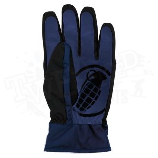 New 2012 Grenade Fragment Snowboard Winter Gloves Blue x Large XL