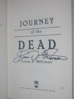 Signed Journey of The Dead by Loren D Estleman 1998 1st Ed HC DJ Book