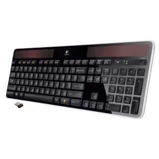 Logitech Wireless Solar Keyboard K750 Black with USB Receiver Energy