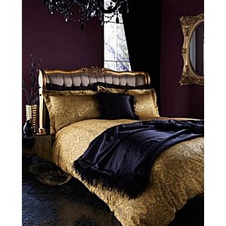 Biba Kareen bed linen in gold   