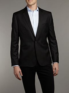 Ted Baker Single breasted notch lapel pashion suit jacket Black   