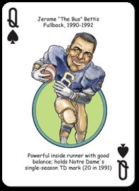 Notre Dame Fan NCAA Football Collectible Playing Poker Cards Fans Hero
