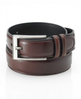 Perry Ellis Belt, Full Grain Leather Belt   Mens Belts, Wallets