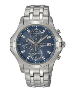 Seiko Watch, Mens Chronograph Le Grand Sport Stainless Steel Bracelet