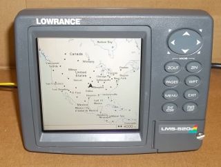 You are bidding on a Lowrance LMS 520C Fishfinder GPS Receiver