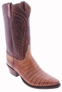 Lucchese Classics Old Nugget GB9863 53 Caiman Crocodile Mens Cowboy