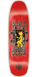 Black Label John Lucero Doughboy Bars Skateboard Red w Lance Mountain