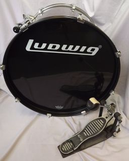 Custom Power 22 x 20 Ludwig Accent CS Bass Drum with Chain Drive