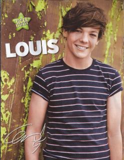 NEW   One Directions Cute Louis Tomlinson 8x10 Mini Pin Up b/w