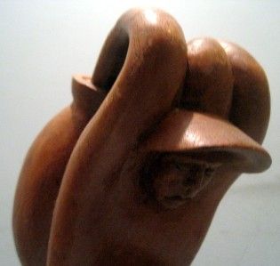 Great vintage wood carving from J Pinal of Mexico.