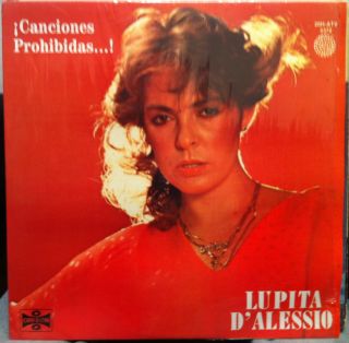LUPITA D ALESSIO canciones prohibidas LP Mint  20H 5372 Vinyl 1986