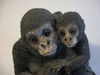 1991 Earth Home Sculpture Figurine Lowland Gorilla Endangered Species
